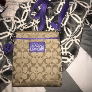 Coach cross body purse